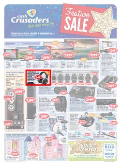Cash Crusaders : Festive Sale (12 Nov - 4 Dec 2016), page 1