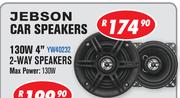 Jebson Car Speakers 130W 4" 2 Way Speakers YW40232