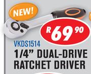 Dixon 1/4" Dual Drive Ratchet Driver