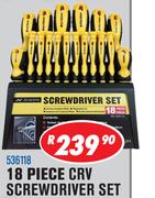 Dixon 18 Piece CRV Screwdriver Set