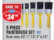 Beyer 5 Piece Paintbrush Set R27