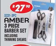 Amber 3 Piece Barber Set SC01-3PC