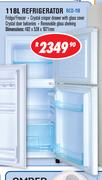 Dixon 118Ltr Refrigerator BCD-118
