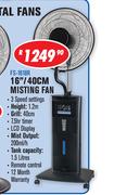 Dixon 16"/40cm Misting Fan FS-1618R