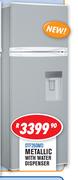 Dixon 260Ltr Metallic Refrigerators With Water Dispenser DTF260MD