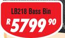 DXN Pro Dual 18" Bass Bin Speaker LB218