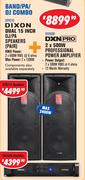 DXN Pro 2x500W Professional Power Amplifier DH3600