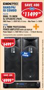 DXN Pro Dual 15" DJ Speakers Pair PLB-215