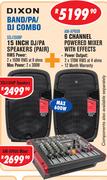 Dixon 15" DJ/PA Speakers Pair SDJ1508P
