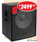 Dixon Bass Bin Speakers 18 Inch 600W RMS LB-18