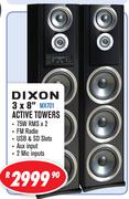 Dixon 3 x 8" Active Towers MX701