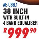 Sanchez 38" With Built-In 4 Band Equaliser AE-C38L1