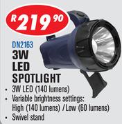 Dixon Rechargeable Super Bright 3W LED Spotlight