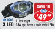 ClearVision 3 LED Headlights MX-H707
