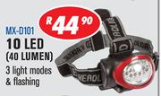 ClearVision 10 LED(40 Lumens) Headlights MX-D101