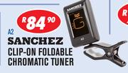 Sanchez Clip-On Foldable Chromatic Tuner A2