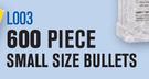 Water Polymer 600 Piece Small Size Bullets L003