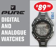 Pure Digital And Analogue Watches 6185-2