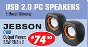 Jebson USB 2.0 PC Speakers Q180