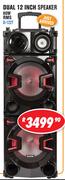 Dual 12 Inch Speaker 80W RMS