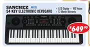 Sanchez 54 Key Electronic Keyboard