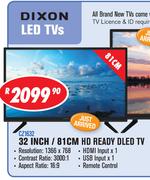 DXN LED TVs 32 Inch / 81cm HD Ready DLED TV