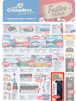 Cash Crusaders : Festive Deals (10 Nov - 3 Dec 2017), page 1