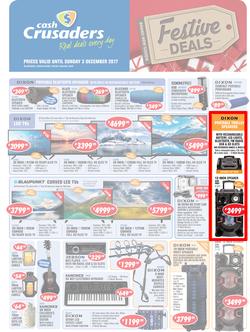 Cash Crusaders : Festive Deals (10 Nov - 3 Dec 2017), page 1