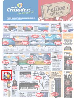 Cash Crusaders : Festive Deals (10 Nov - 3 Dec 2017), page 1