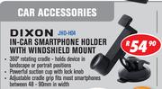 Dixon In-Car Smartphone Holder With Windshield Mount