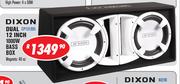 Dixon Dual 12 Inch 1000W Bass Box