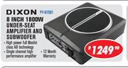 Dixon 8 Inch 1800W Under-Seat Amplifier And Subwoofer