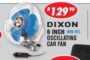 Dixon 6 Inch Oscillating Car Fan