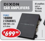 Dixon Car Amplifier PYU60.2 1800w 2 Channel