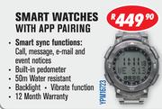 Aviator Smart Watches with App Pairing YPM16723