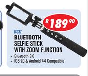 Bluetooth Selfie Stick With Zoom Function