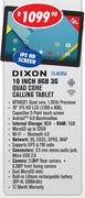 Dixon 10 Inch 8GB Quad Core Calling Tablet