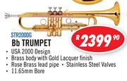 Sanchez Quality Brass Bb Trumpet  (STR2000G)
