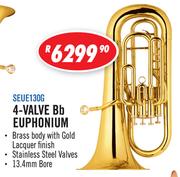 Sanchez Quality Brass 4-Valve Bb Euphonium (SEUE130G)