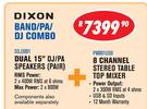 Dixon Band/PA/DJ Combo