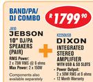 Dixon Band/PA/DJ Combo