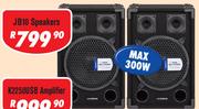Jebson 10” DJ/PA Speakers (Pair) JB10