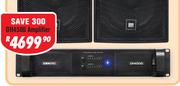DXN PRO 2 x 700W Professional Power Amplifier DH4500