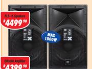 DXN PRO 15” DJ/PA Speaker (Pair) PLB-15