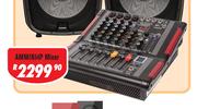 Dixon 4 Channel Powered Mixer bluetooth & USB Slot AMMINI4P