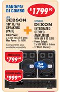 Dixon Band/PA/DJ Combo