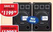 Jebson 12” DJ/PA Speakers (Pair) JB12