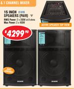 Dixon 15 Inch Speakers (ST-6115) (Pair)