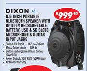 Dixon 6.5 Inch Portable Bluetooth Speaker 