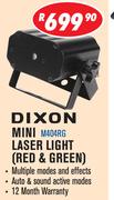 Dixon Mini Laser Light (RED & Green) M404RG